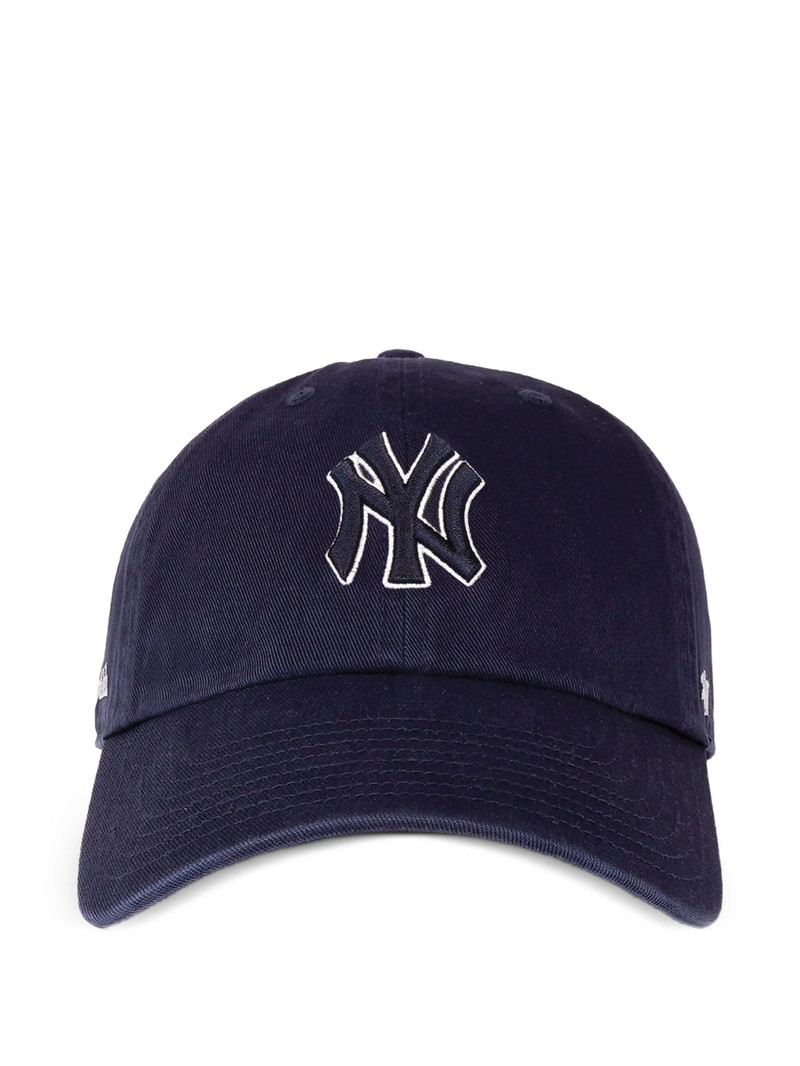 Sporty & Rich Embroidered Logo Baseball Cap 1