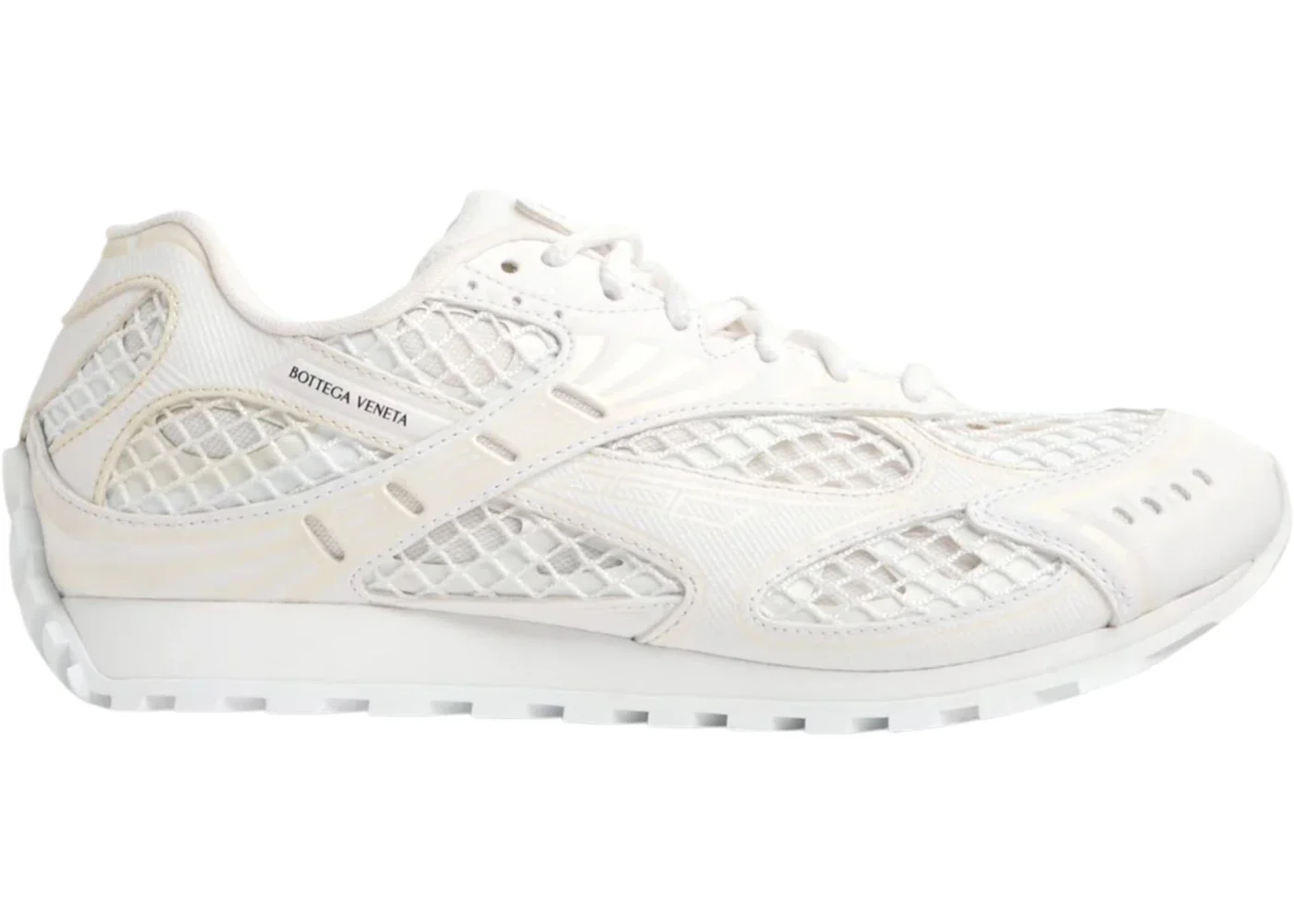 Bottega Veneta Orbit Lace Up White (Women's) - 1