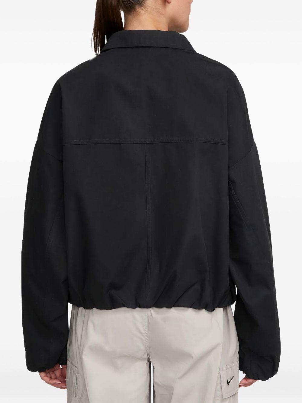buttoned cinched jacket - 3