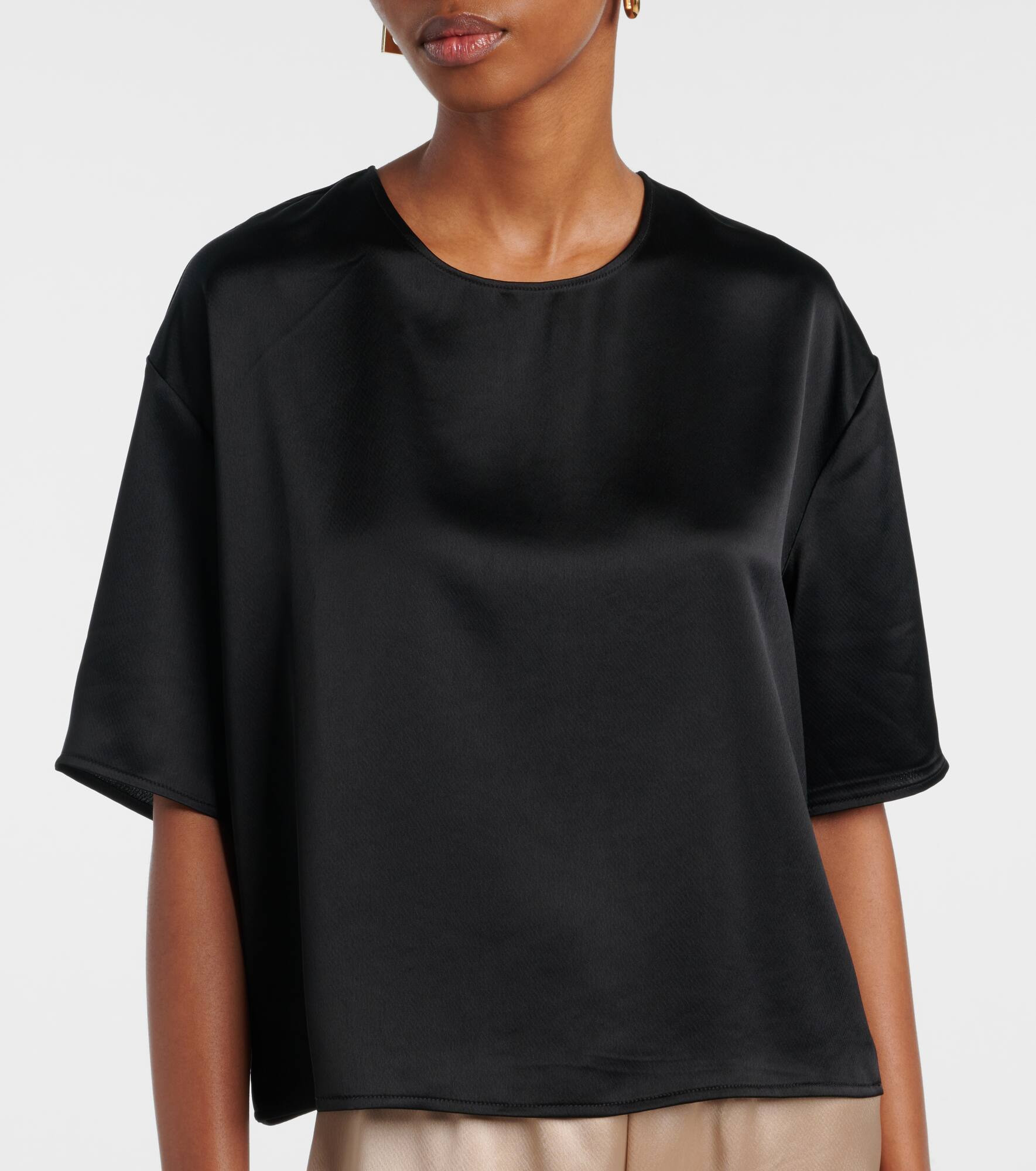 Barb satin T-shirt - 4