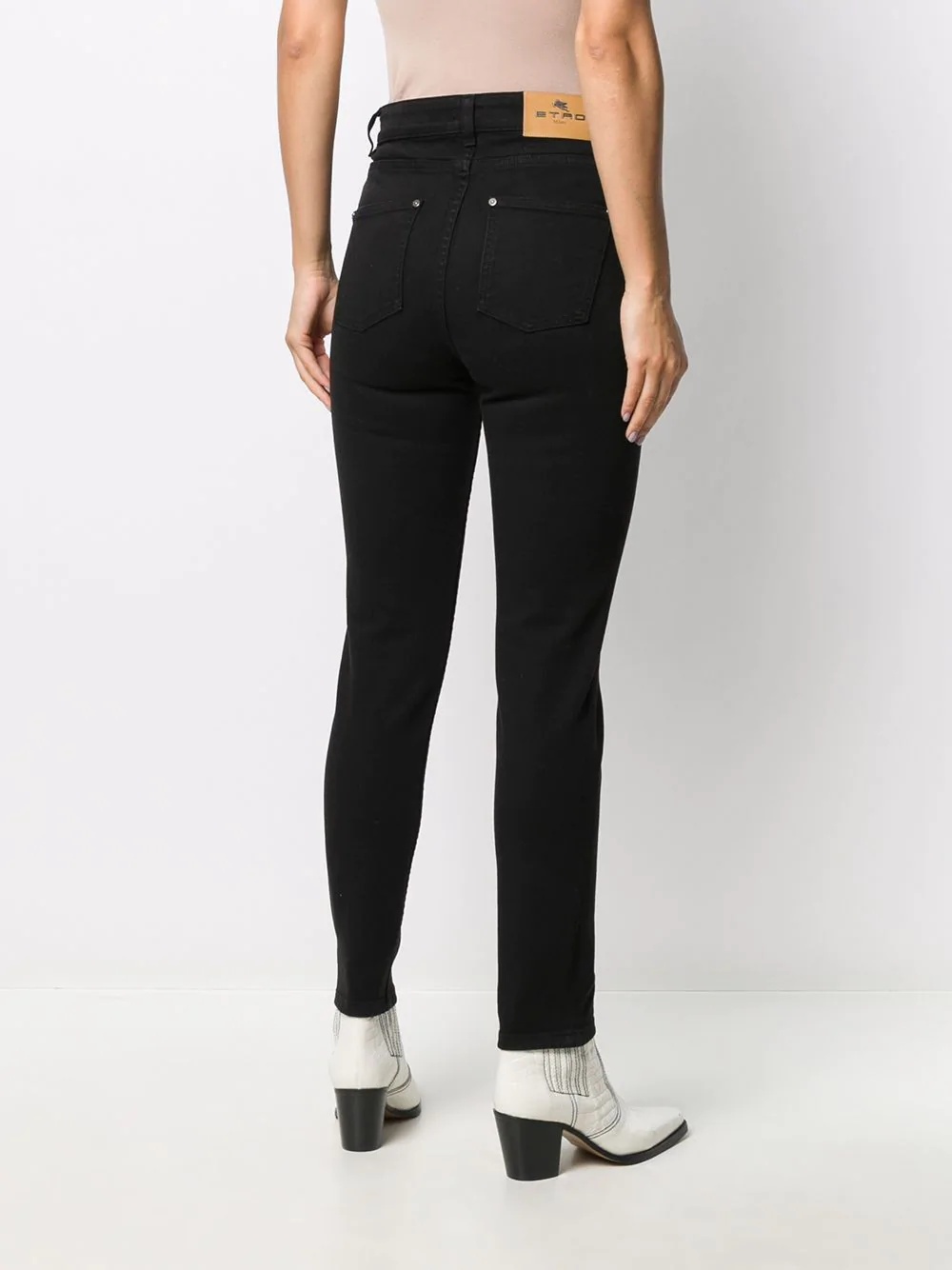 high-rise slim-fit jeans - 4