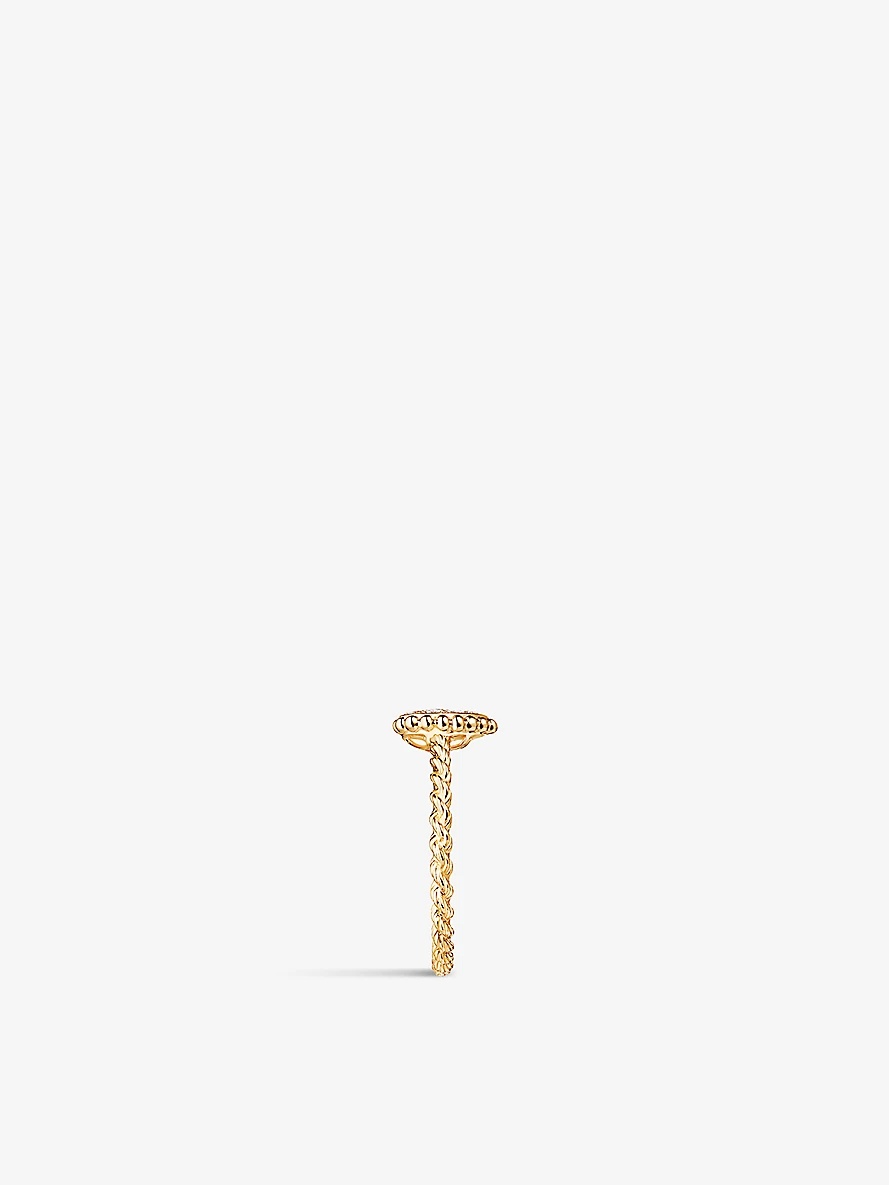 Serpent Bohème 18ct yellow-gold and diamond ring - 3