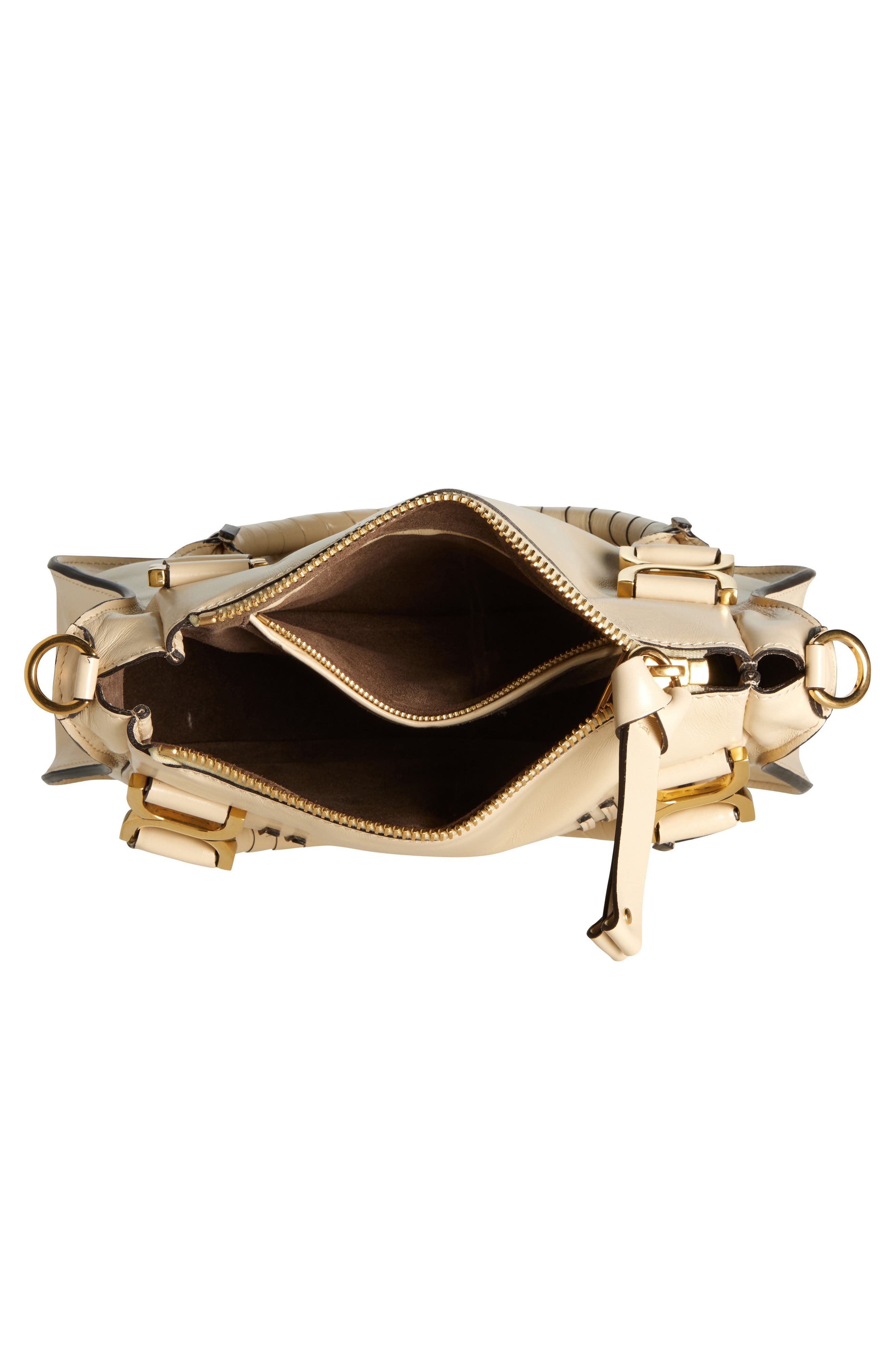 Chloé Small Marcie Leather Satchel in Sweet Beige at Nordstrom - 5