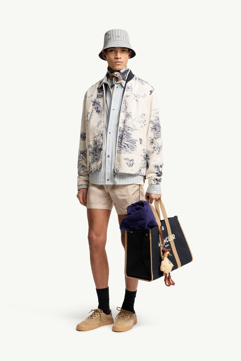Moncler Reversible Printed Poplin Jacket outlook