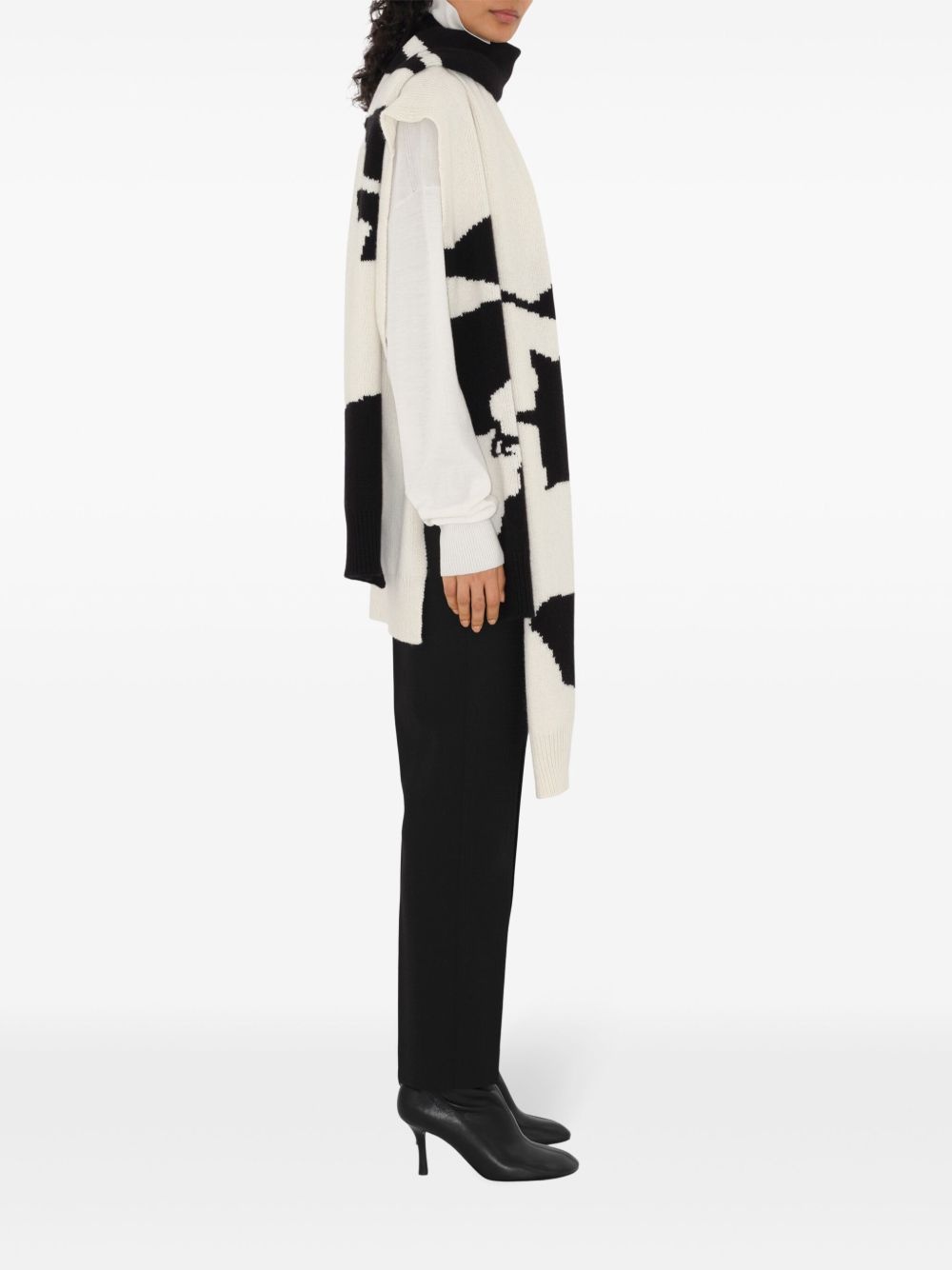 Equestrian Knight motif cape - 3