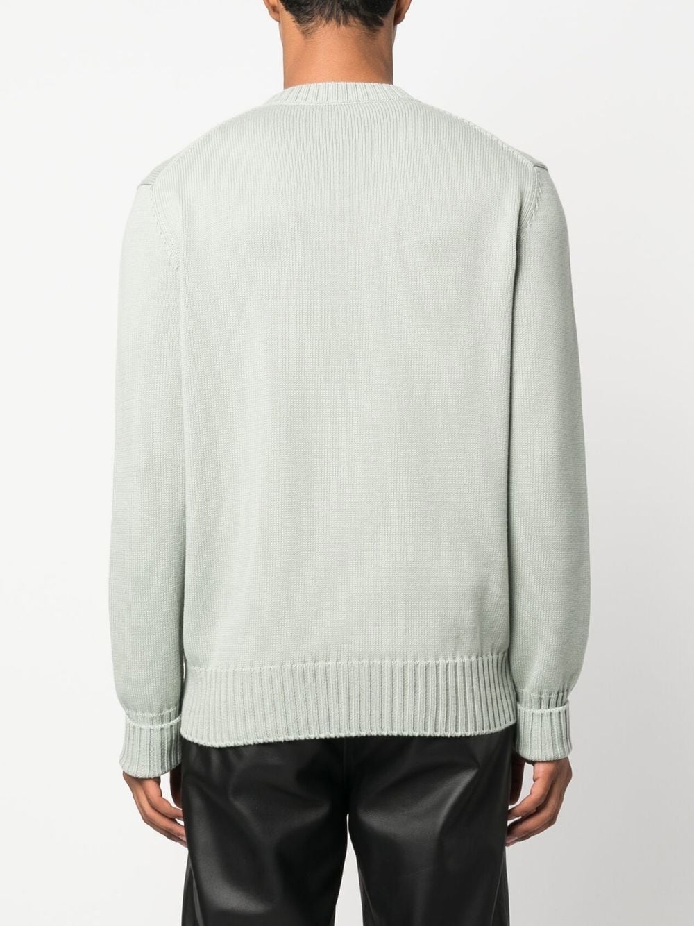 logo-intarsia jumper - 4