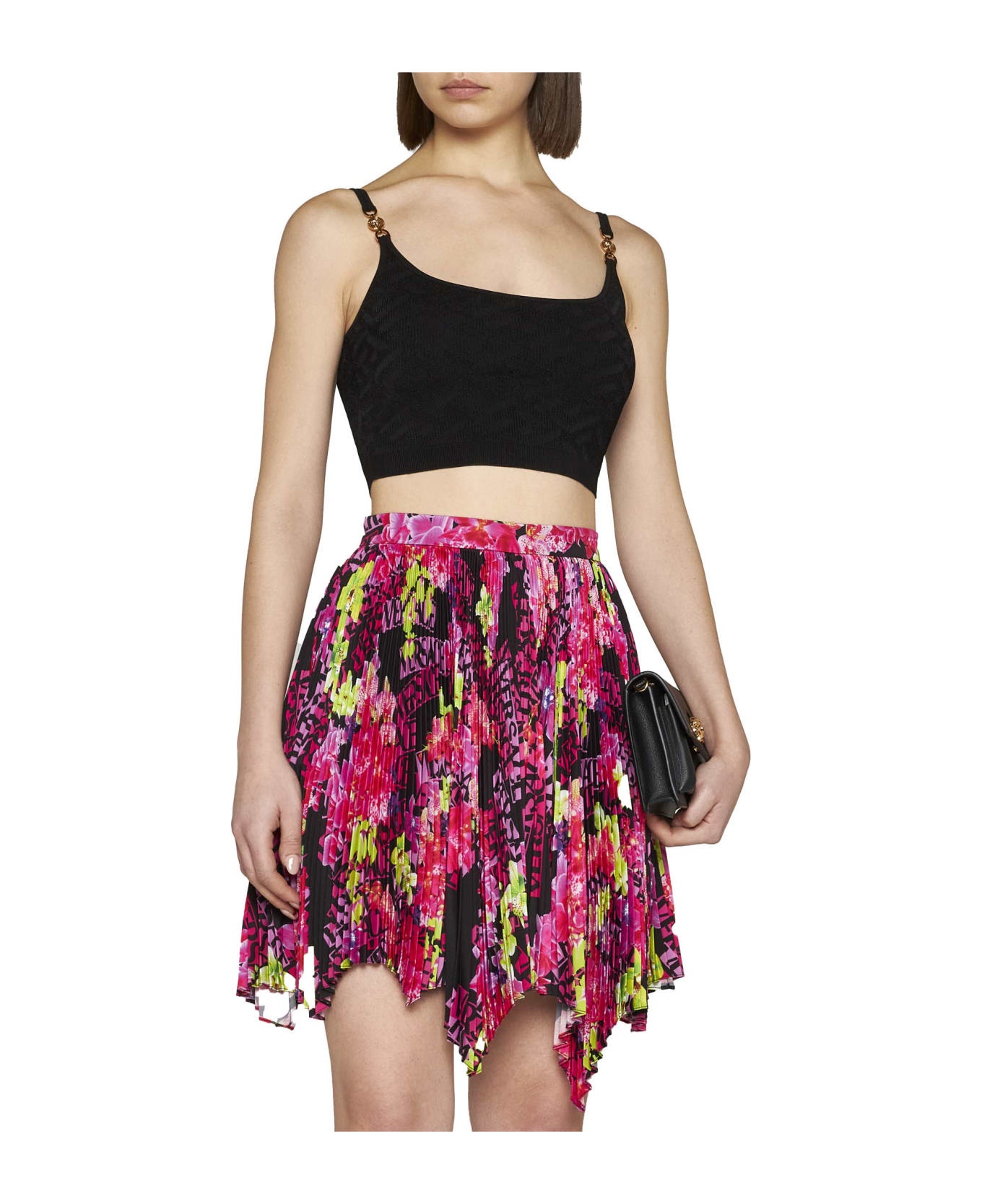 Printed Pleated Skirt - 2