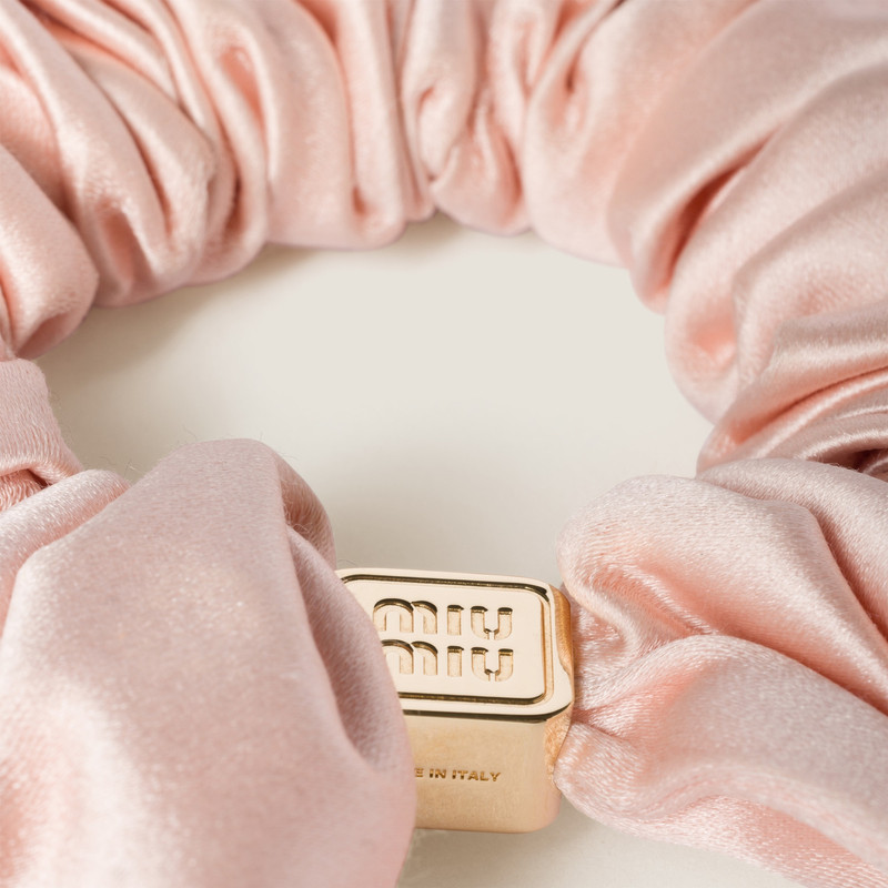 Miu Miu Satin scrunchie outlook