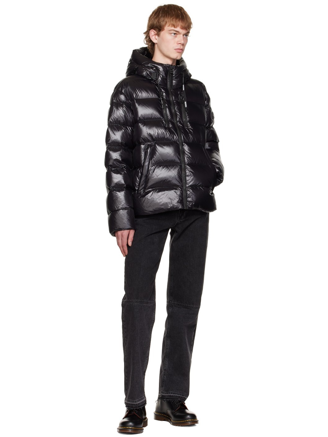 Black Victor Down Jacket - 4