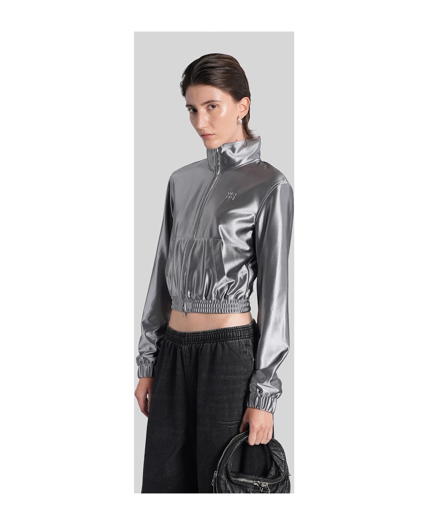 Sweatshirt In Grey Polyester - 4