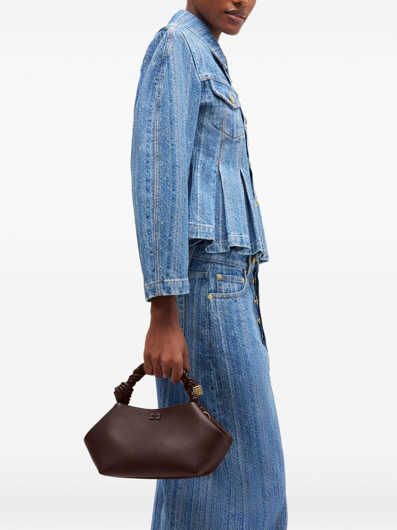 GANNI small Bou twisted-handle tote bag outlook