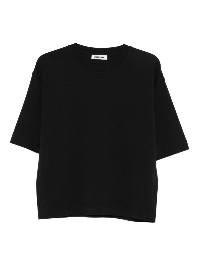 crew-neck short-sleeve top 1
