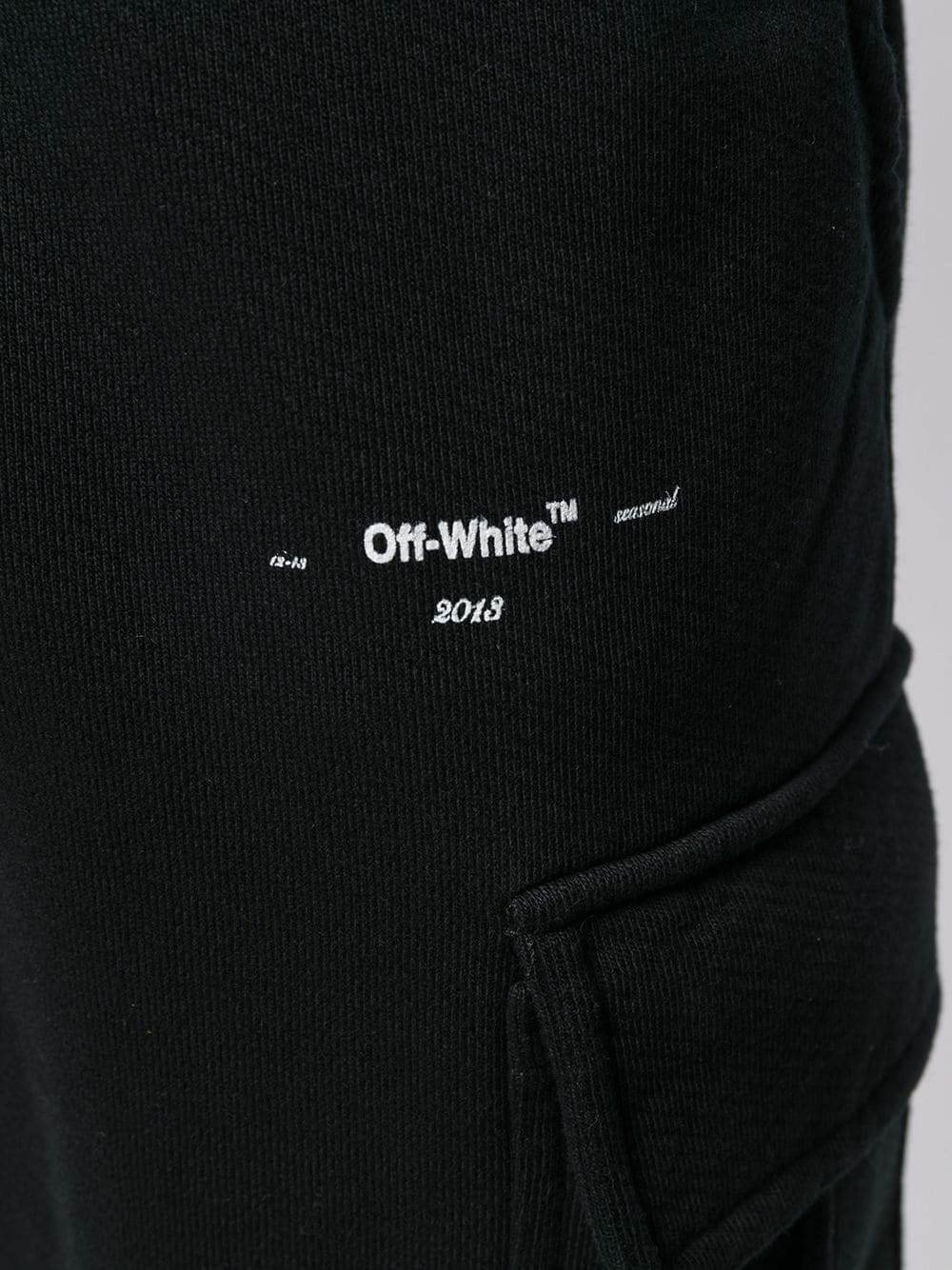 logo cargo track pants - 5