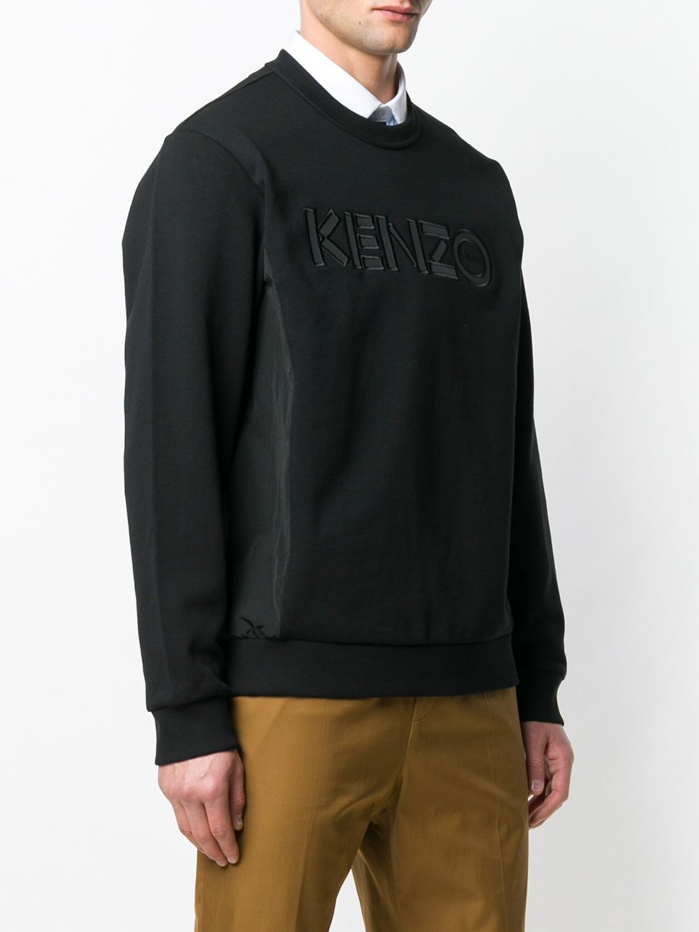 logo patch sweatshirt - 3