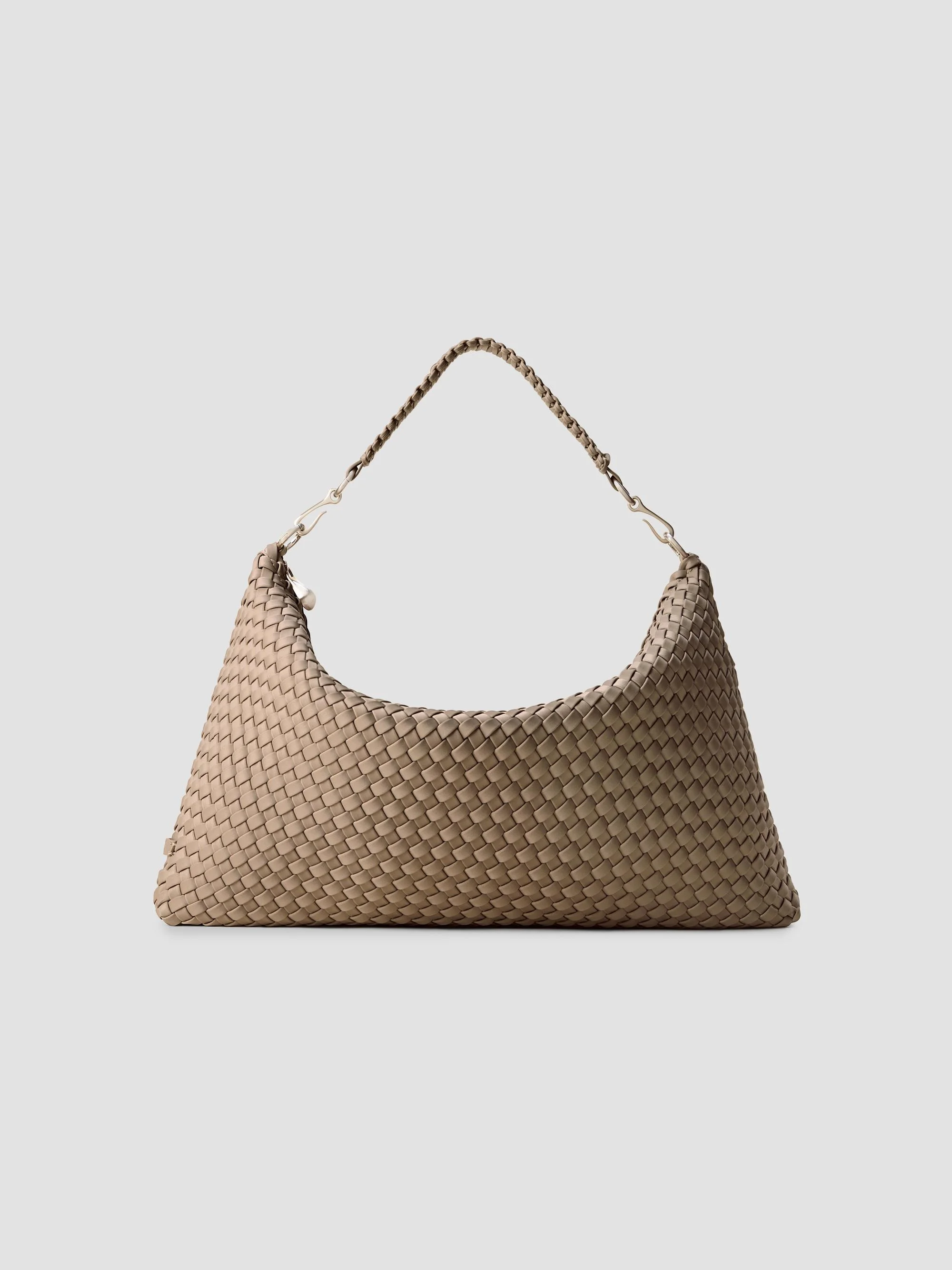 Women's Porto Medium Half-Moon Shoulder Bag - Cashmere - 1