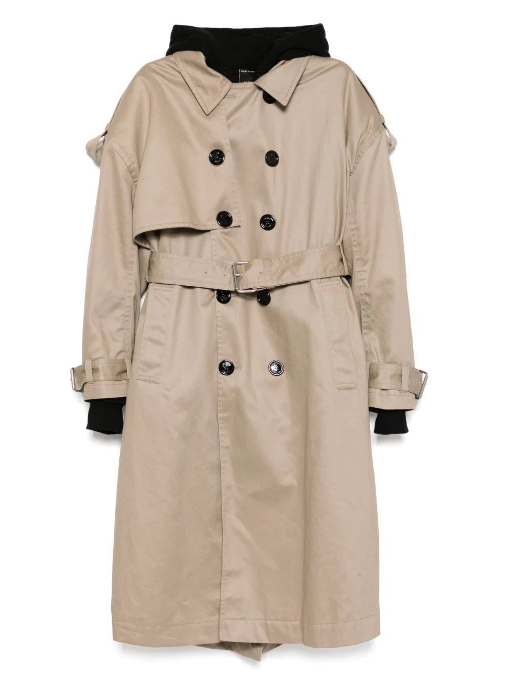 cotton trench coat - 1