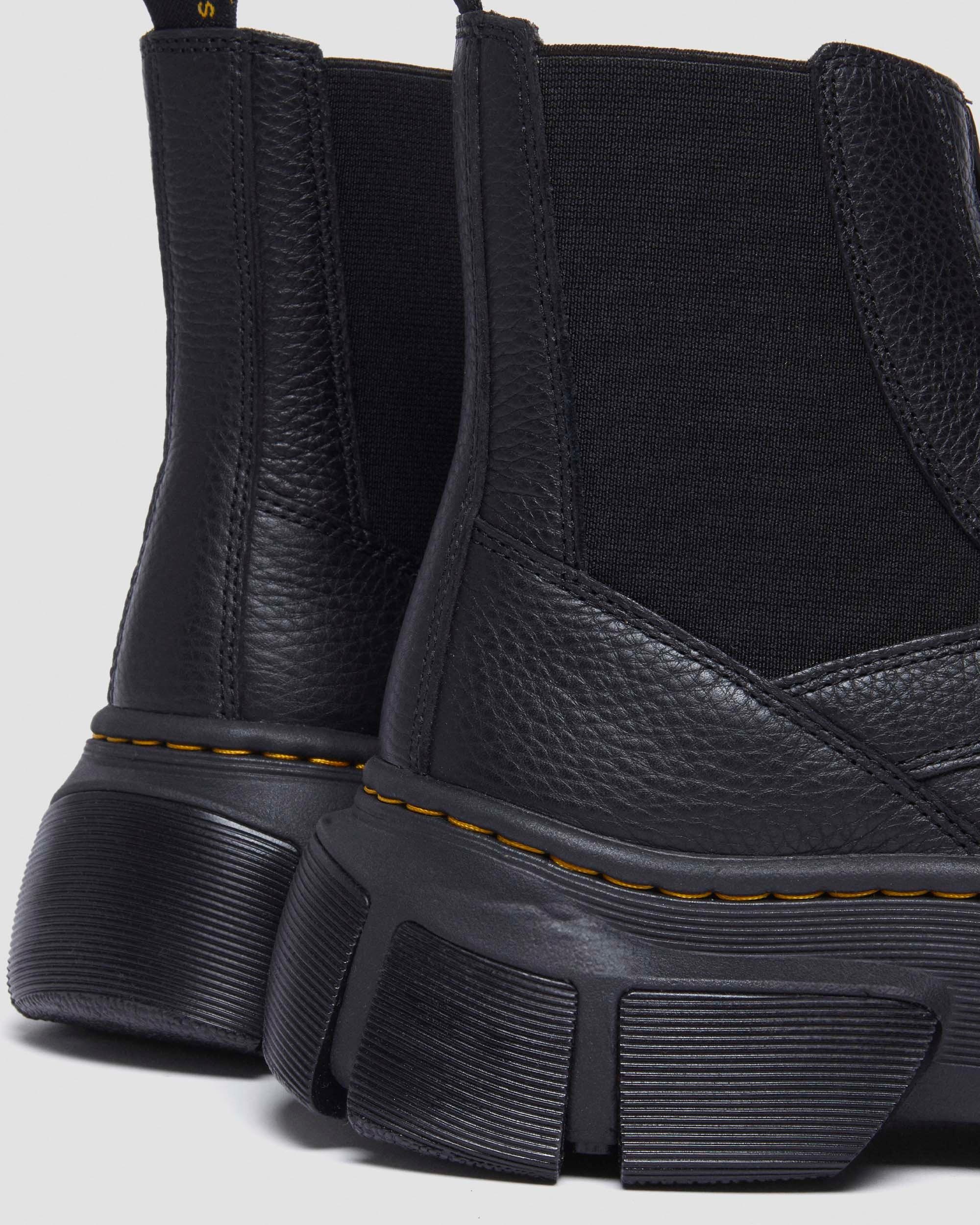 DMXL Zip Leather Chelsea Boots - 4