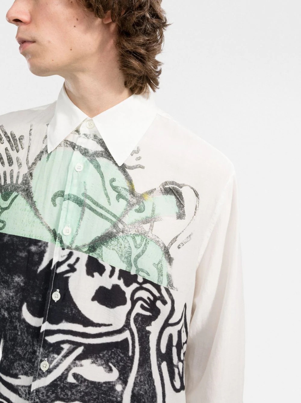 Above Ivy Clover abstract-print shirt - 5