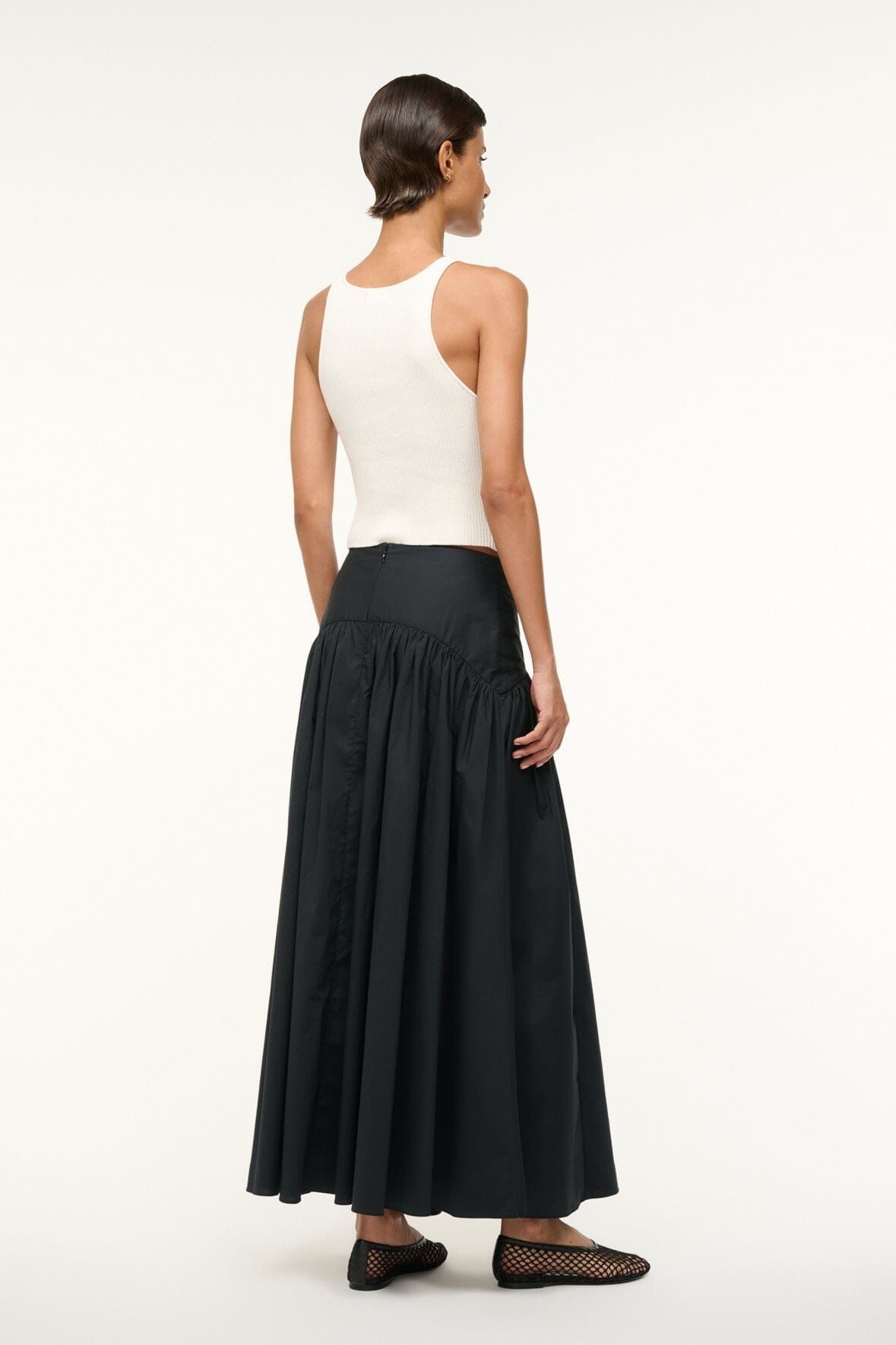 STAUD PROCIDA SKIRT BLACK - 4