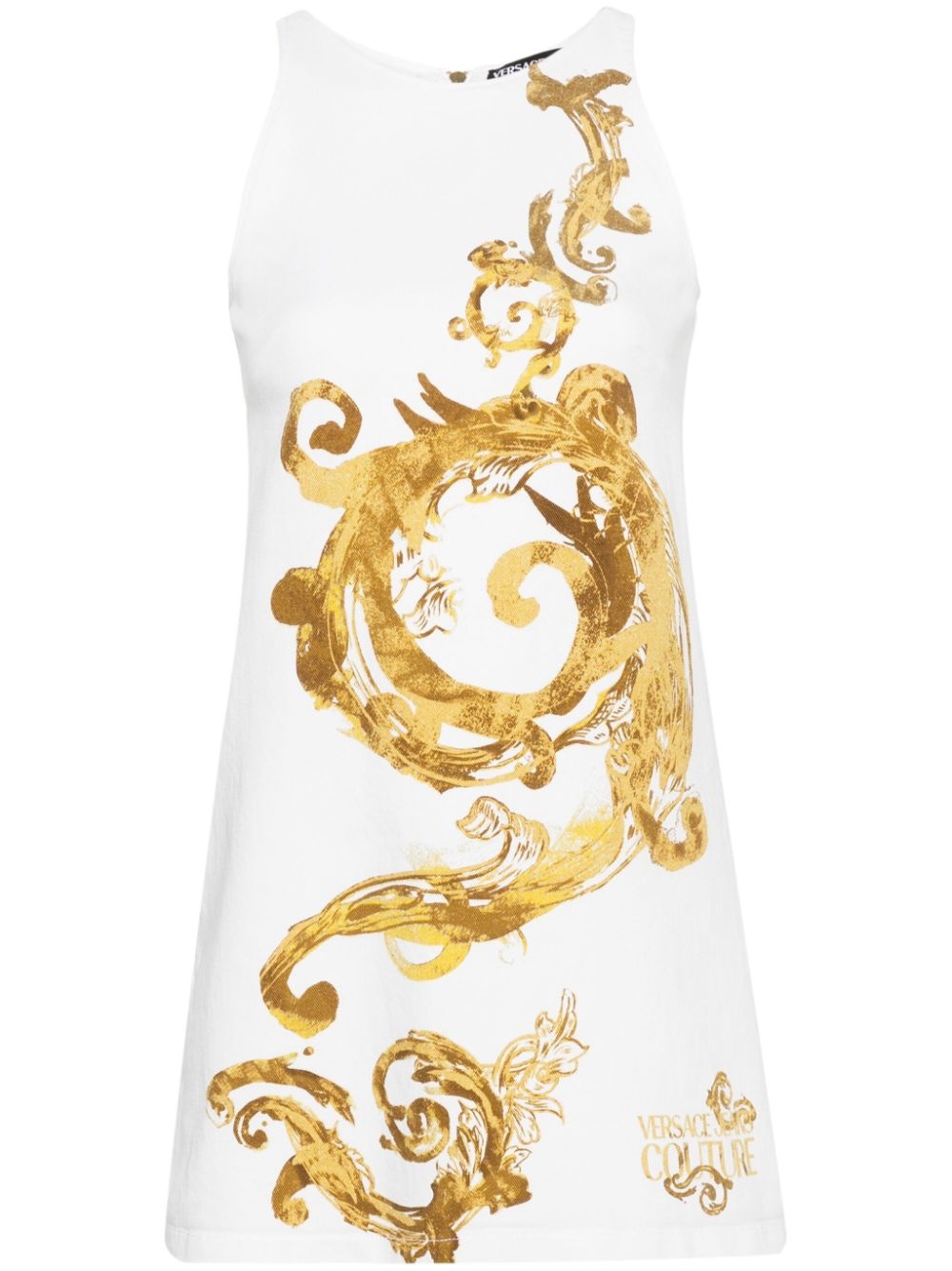 Watercolour Couture denim mini dress - 1