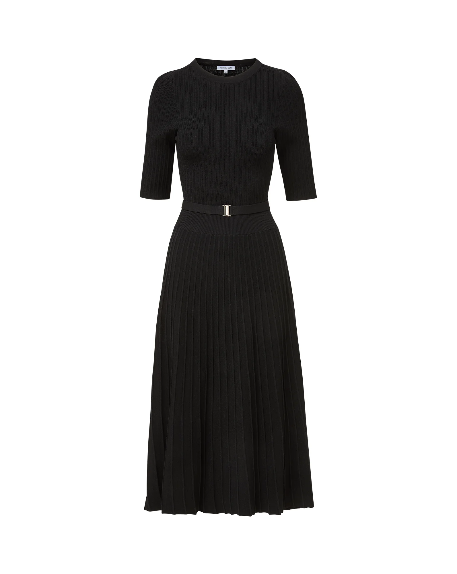 ELTHEA BELTED MIDI DRESS - 1