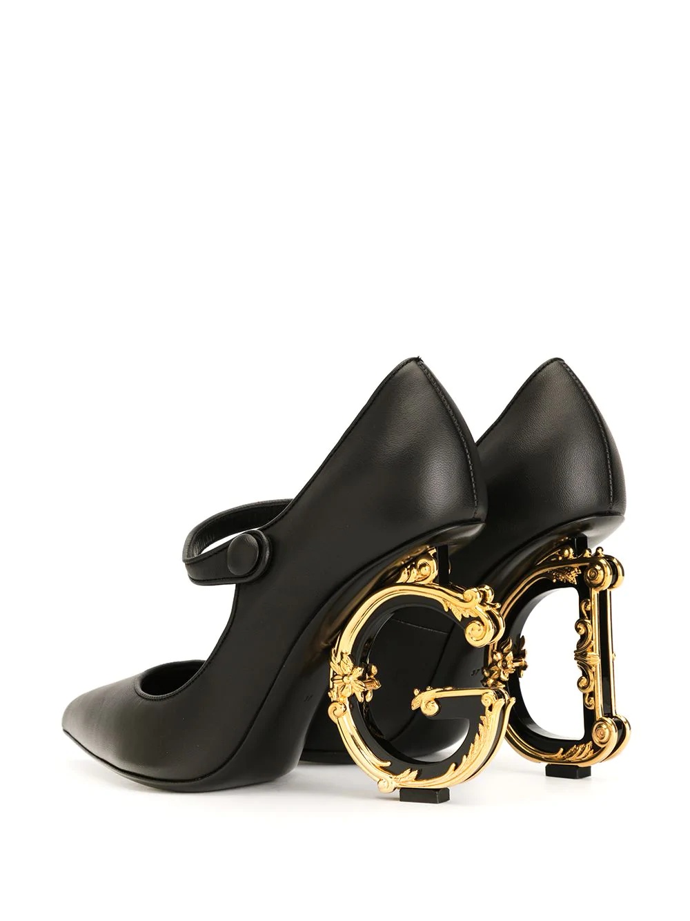 Mary Jane Baroque heel pumps - 3