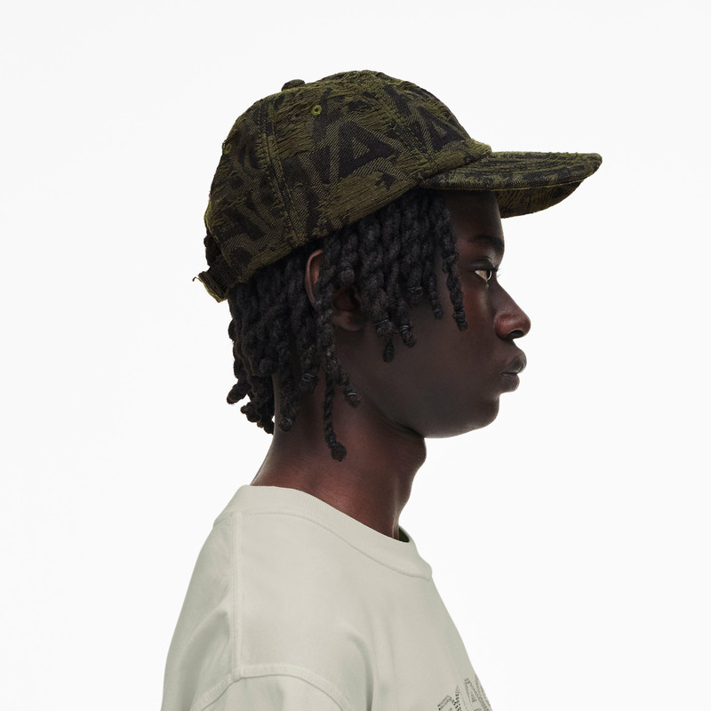 DISTRESSED MONOGRAM BASEBALL CAP 8