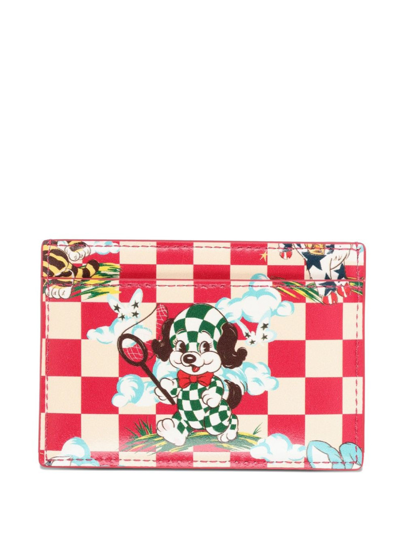 graphic leather cardholder 1