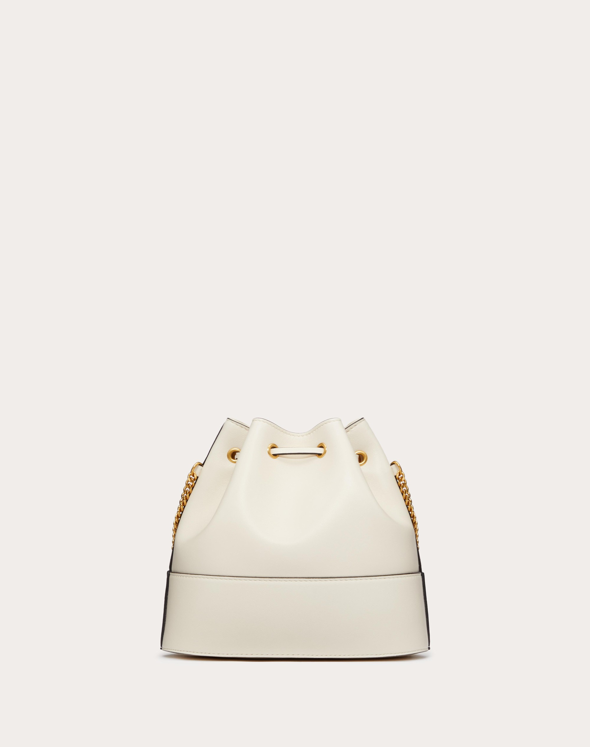 MINI BUCKET BAG IN NAPPA WITH VLOGO SIGNATURE CHAIN - 3