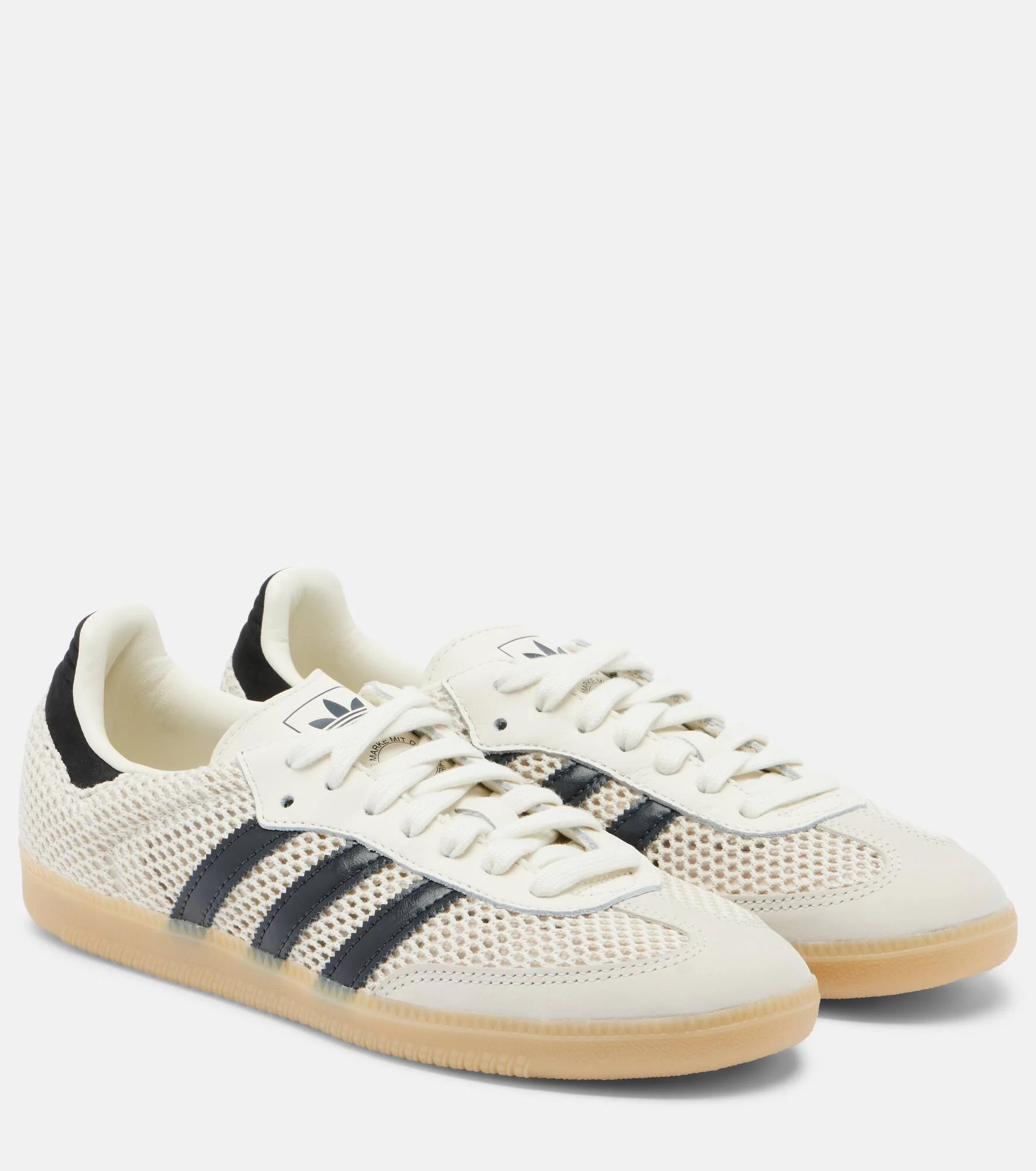 Samba OG leather-trimmed sneakers - 1