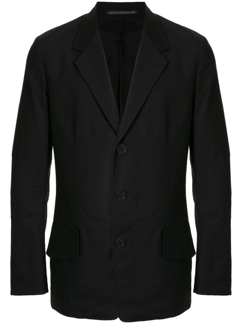 single-breasted wool blazer - 2