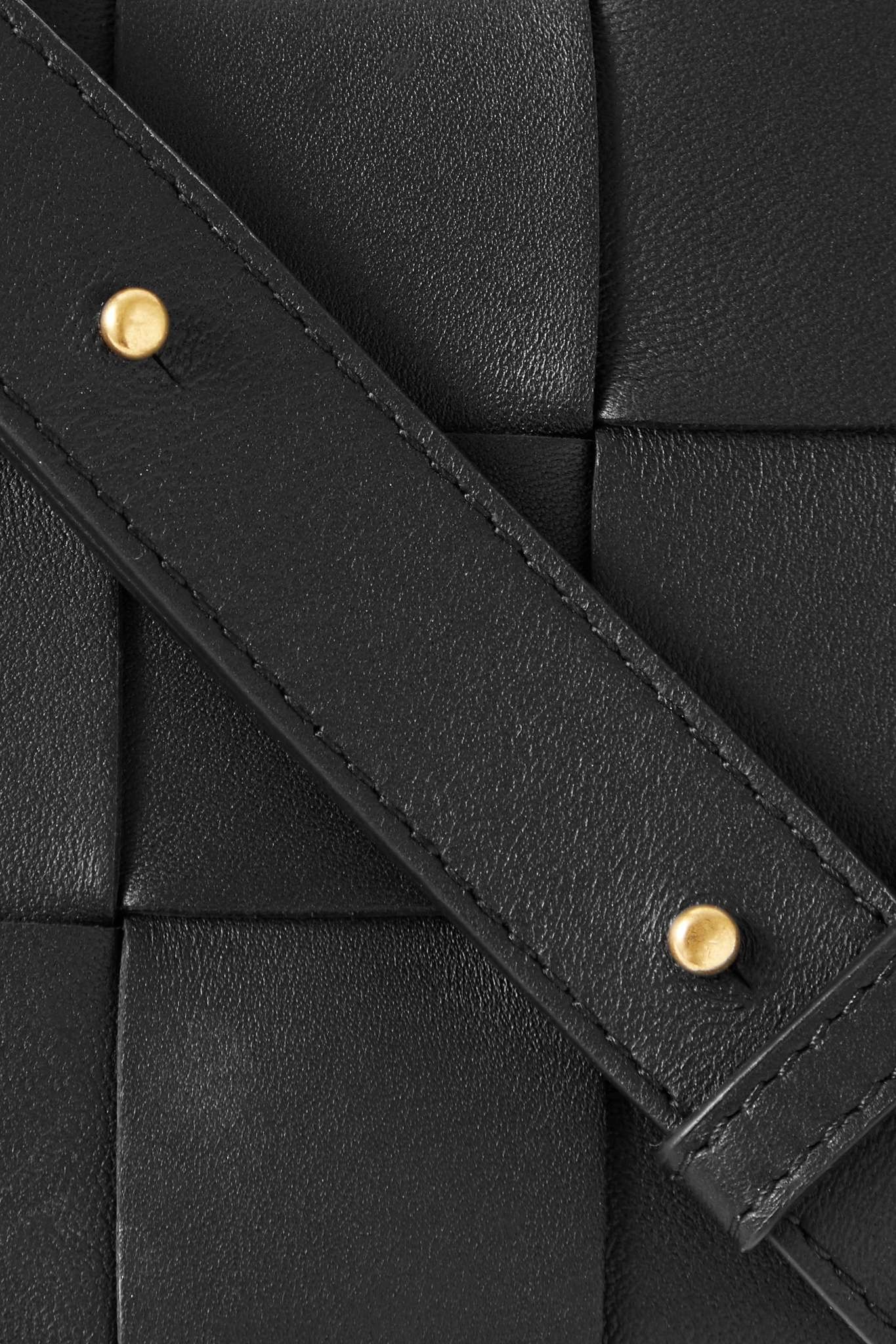 Cassette small intrecciato leather shoulder bag - 4
