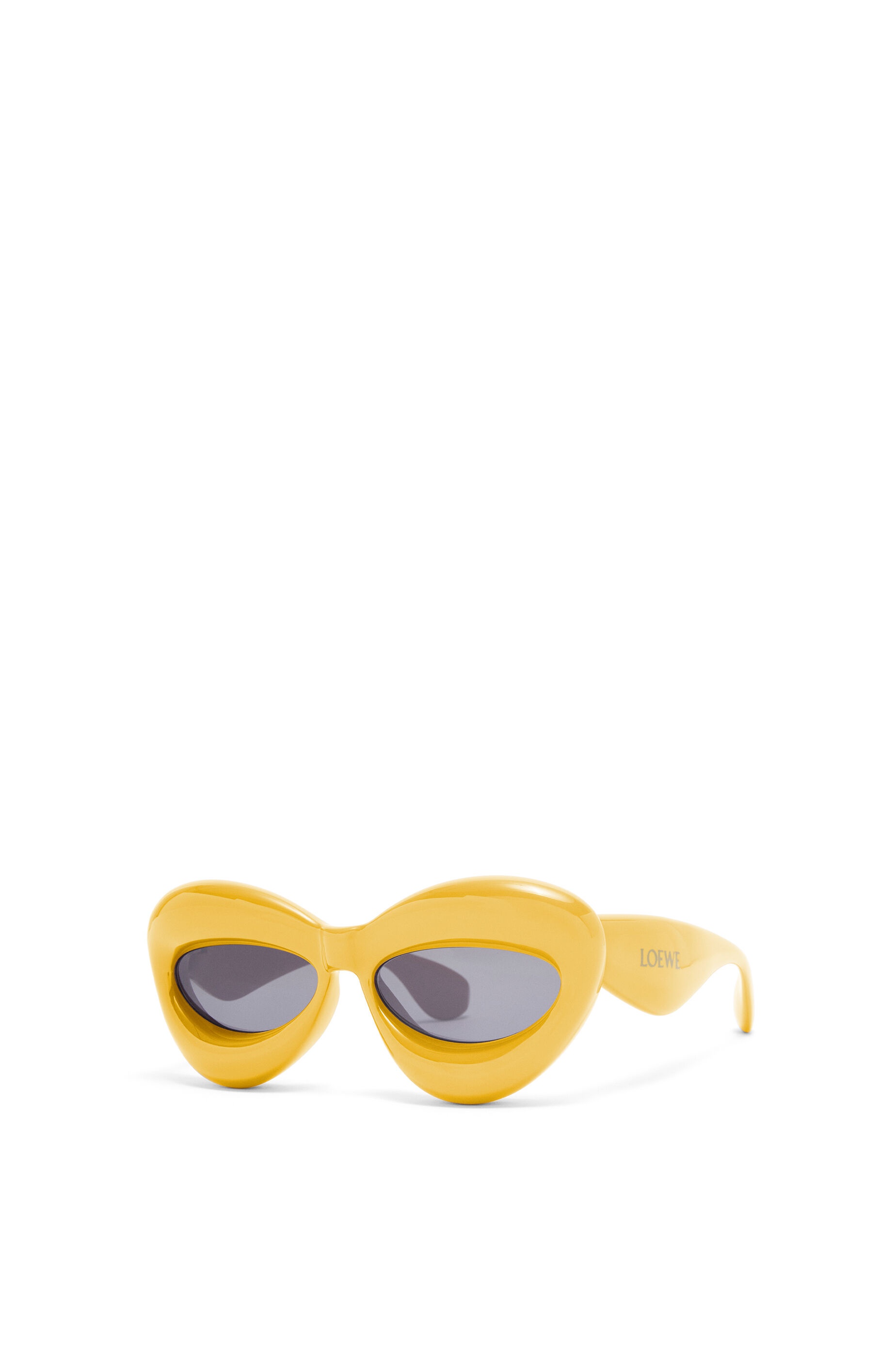 Inflated cateye sunglasses in acetate - 2