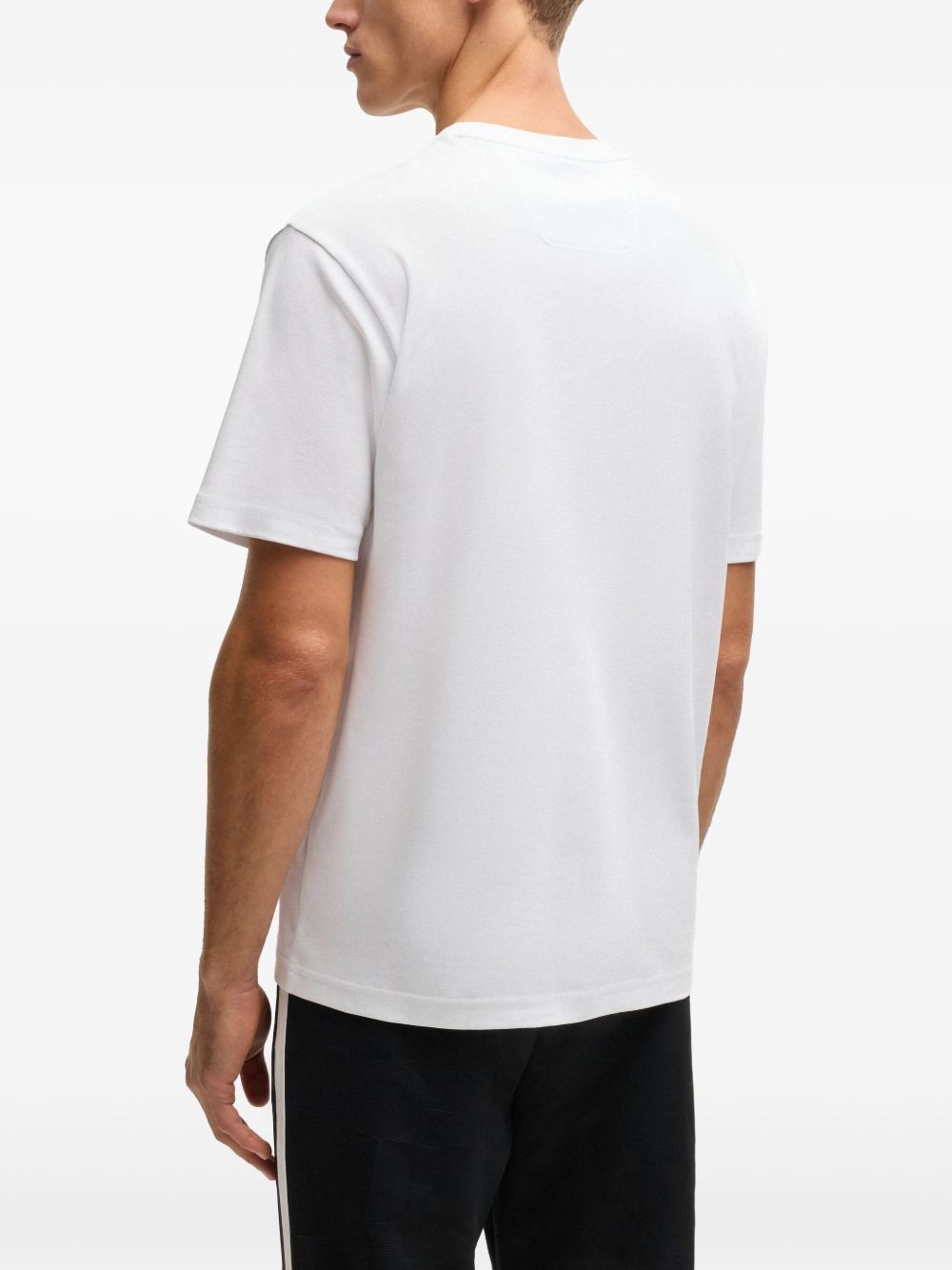 geometric-print T-shirt - 4