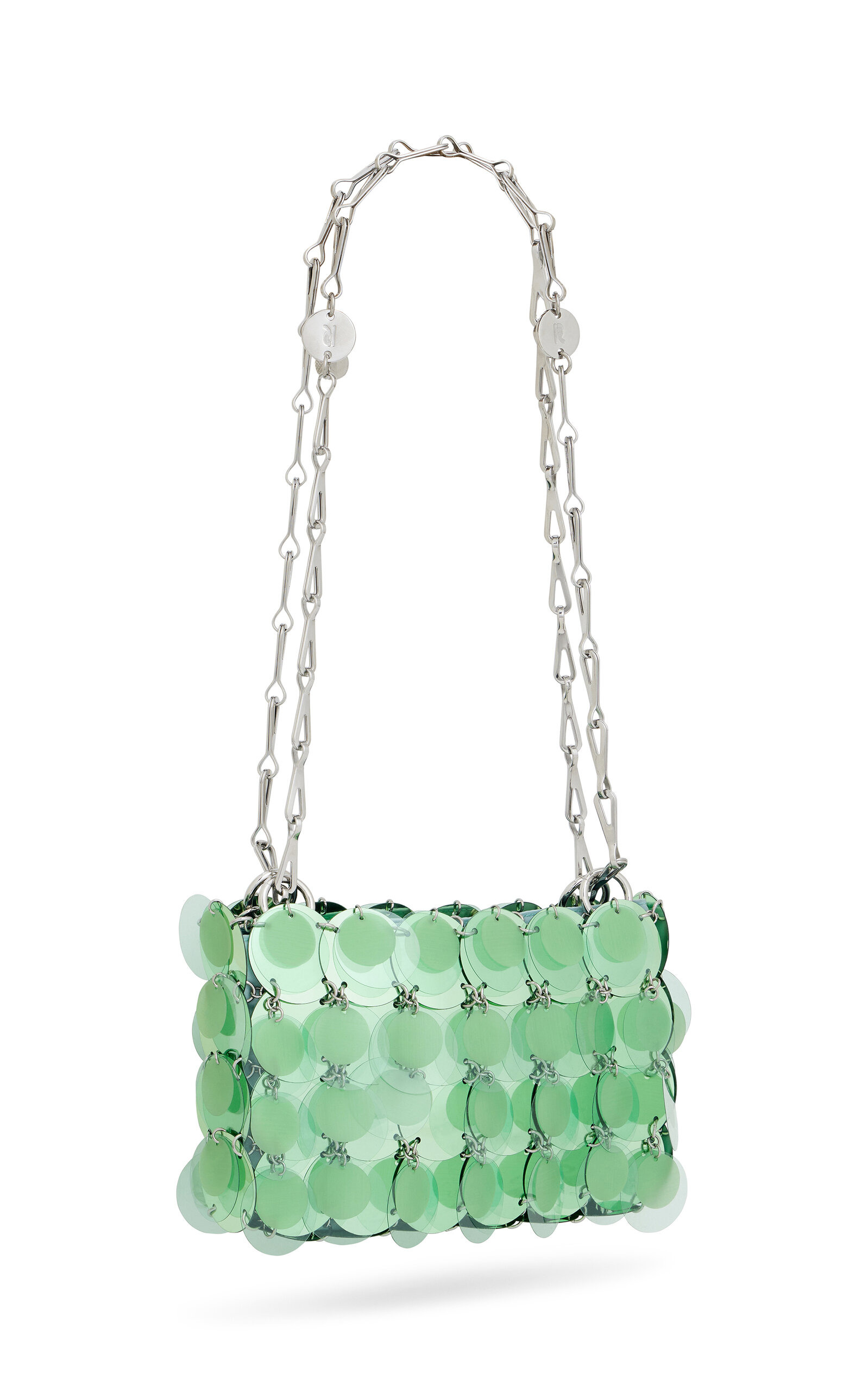 Layered Paillette Shoulder Bag green - 3