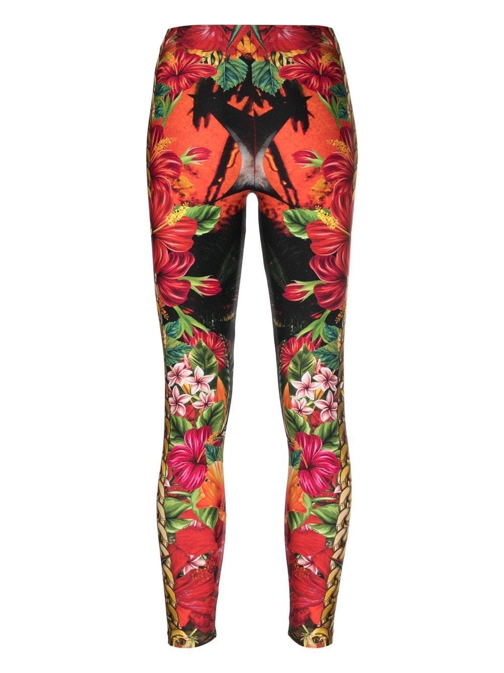 Hawaii-print leggings - 2