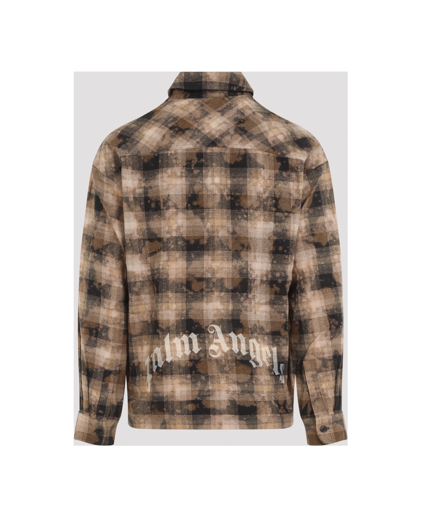 Curved Logo Check Shirt - 4