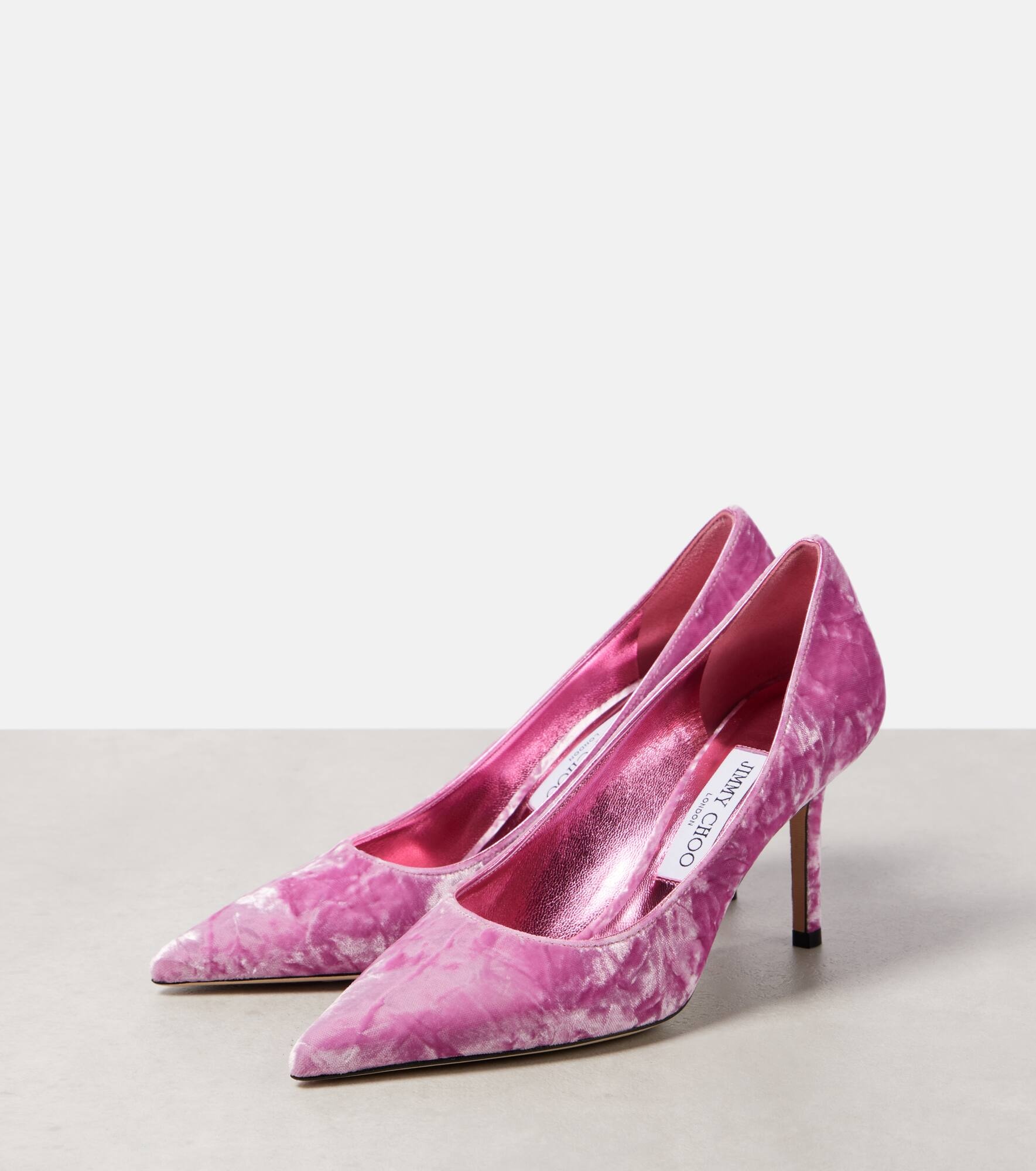 Love 85 velvet pumps - 4