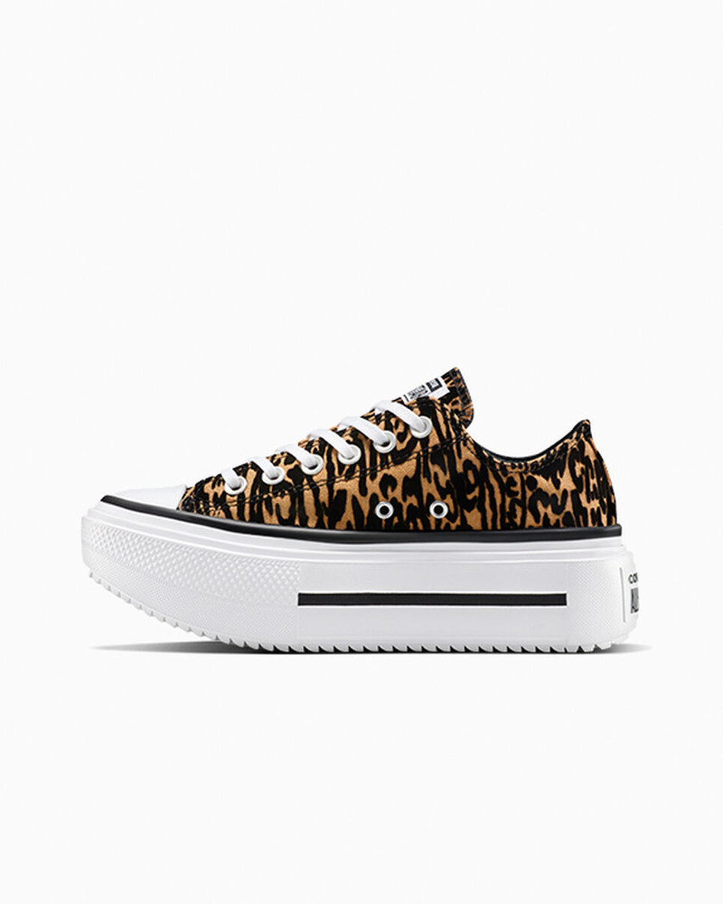 Converse Chuck Taylor All Star Lift Double Stack Platform Leopard outlook