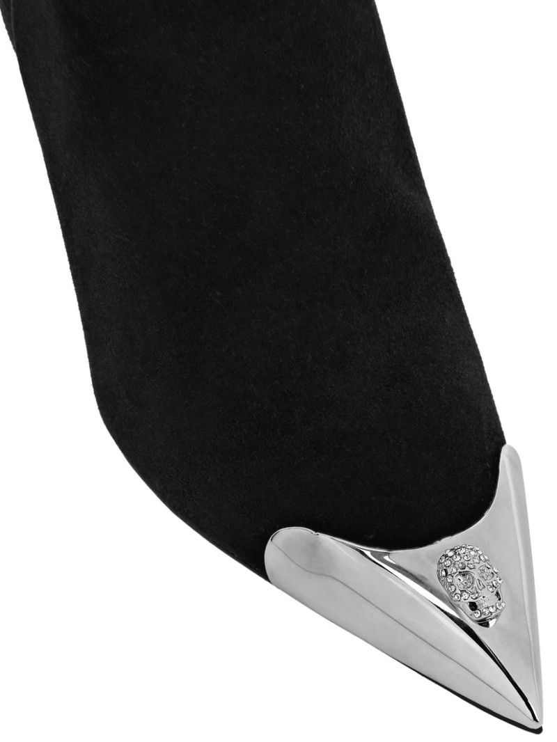 105mm logo-embellished leather boots 4