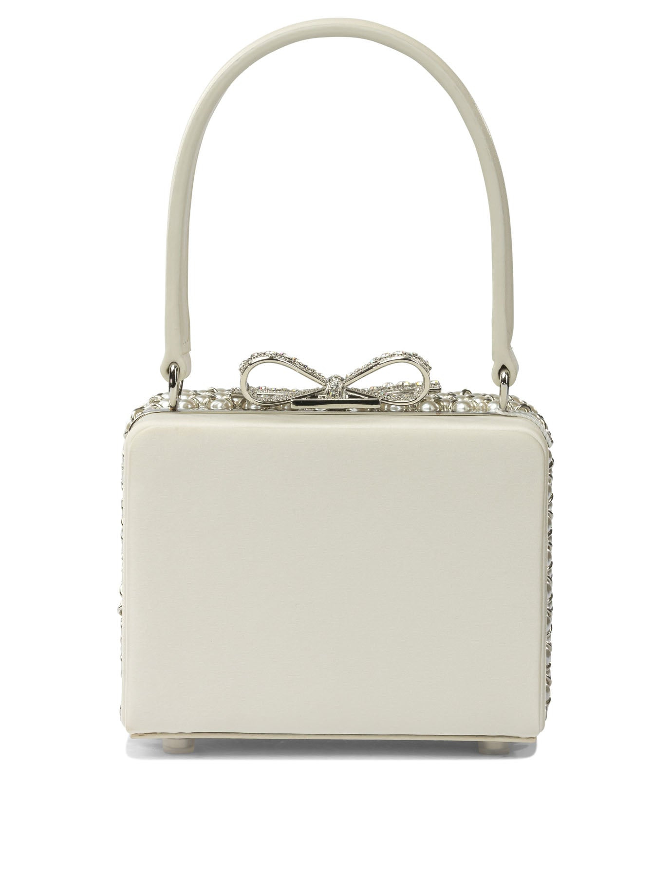 Self-portrait Hand Bag With Pearls - 3