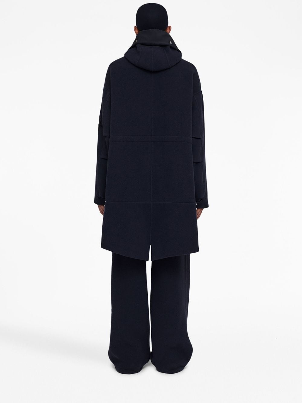 Jil Sander classic-hood virgin wool parka | farfetch