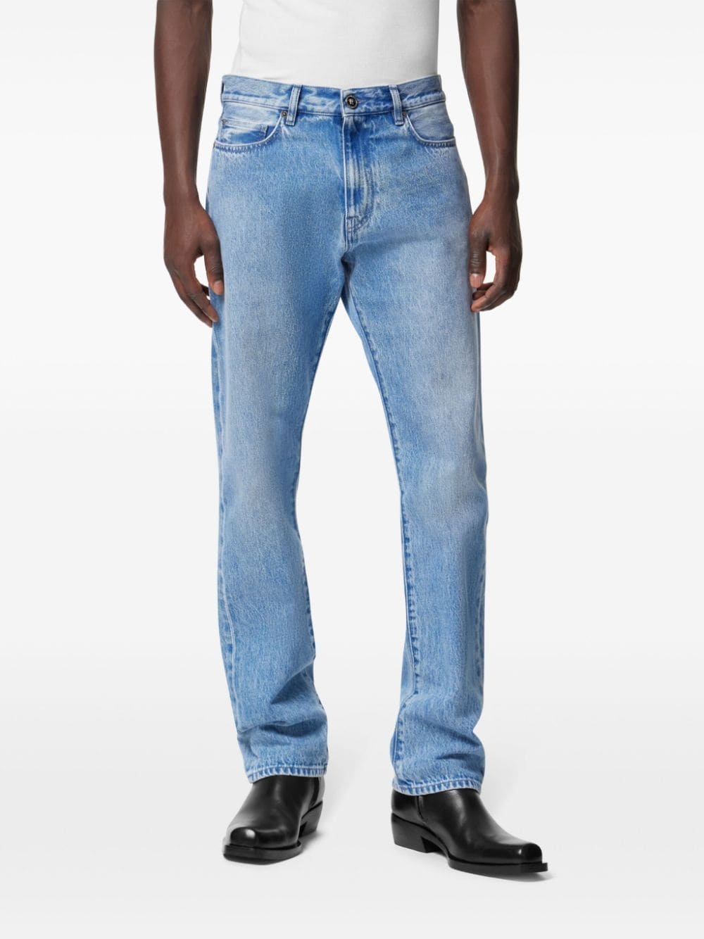 straight-leg jeans - 3