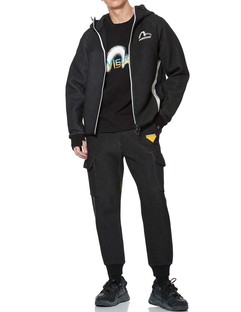 Webbing Strap Zip-up Hoodie 6