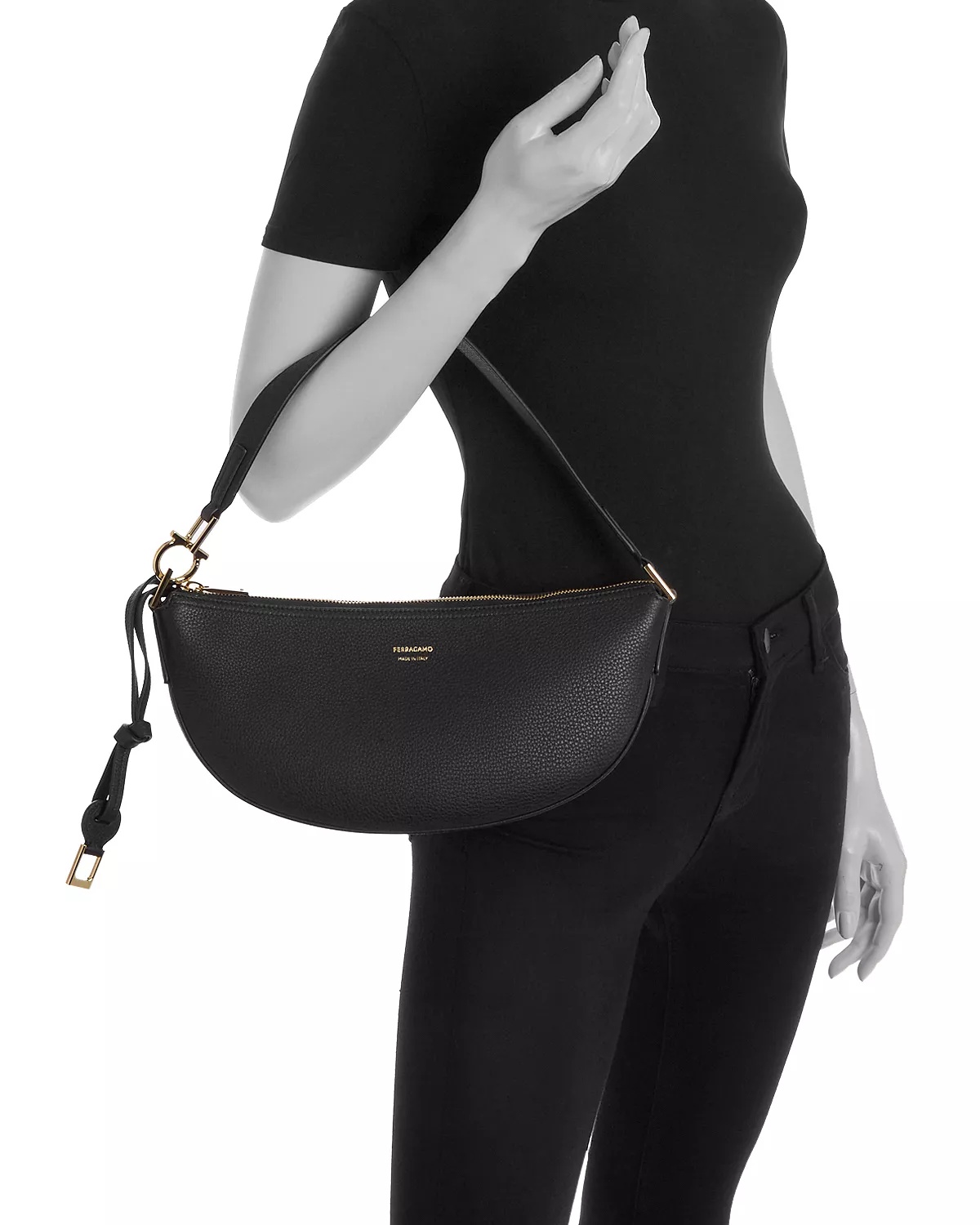 Smile Leather Shoulder Bag - 2
