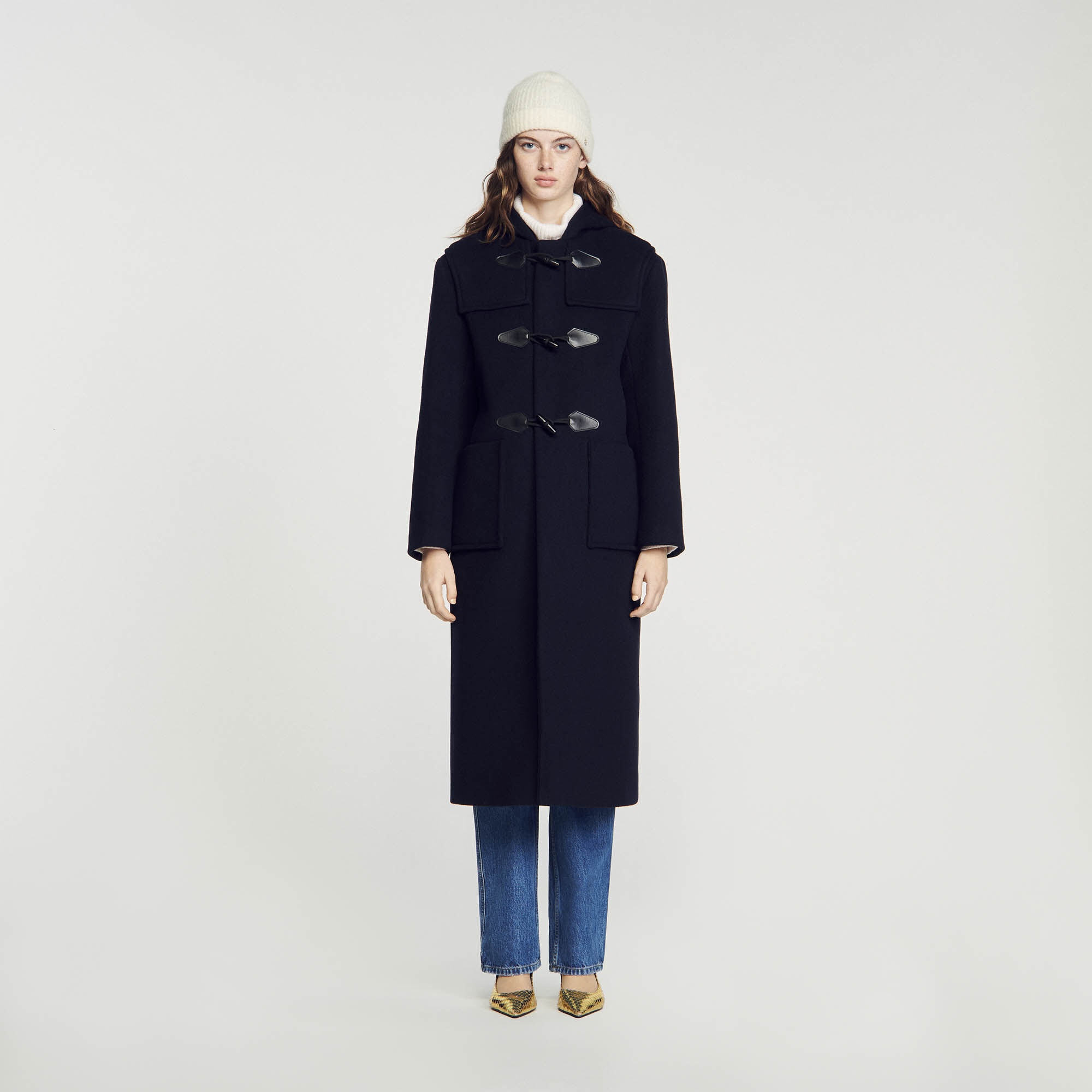 LONG DUFFLE COAT - 2