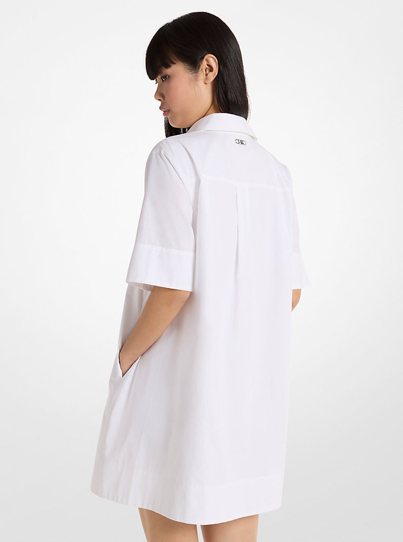 MICHAEL KORS Cotton Poplin Shirtdress outlook
