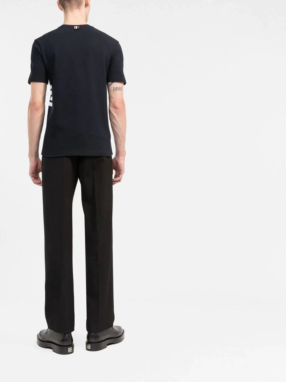 Short Sleeve Tee With Engineered - 4