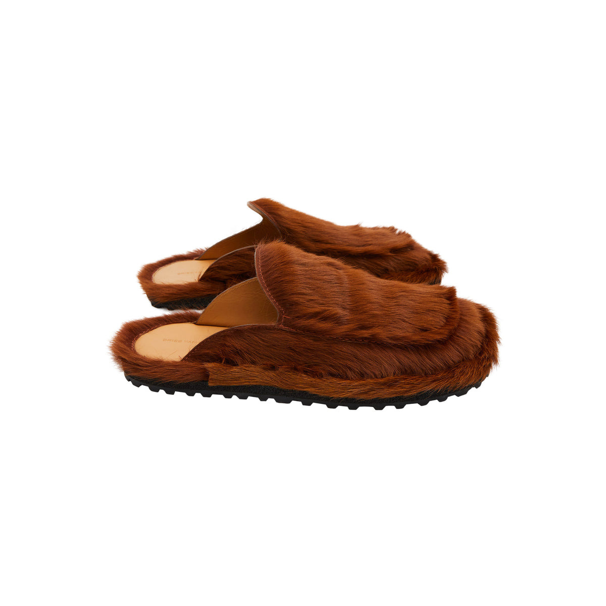 FUR SLIDES (BROWN) - 8