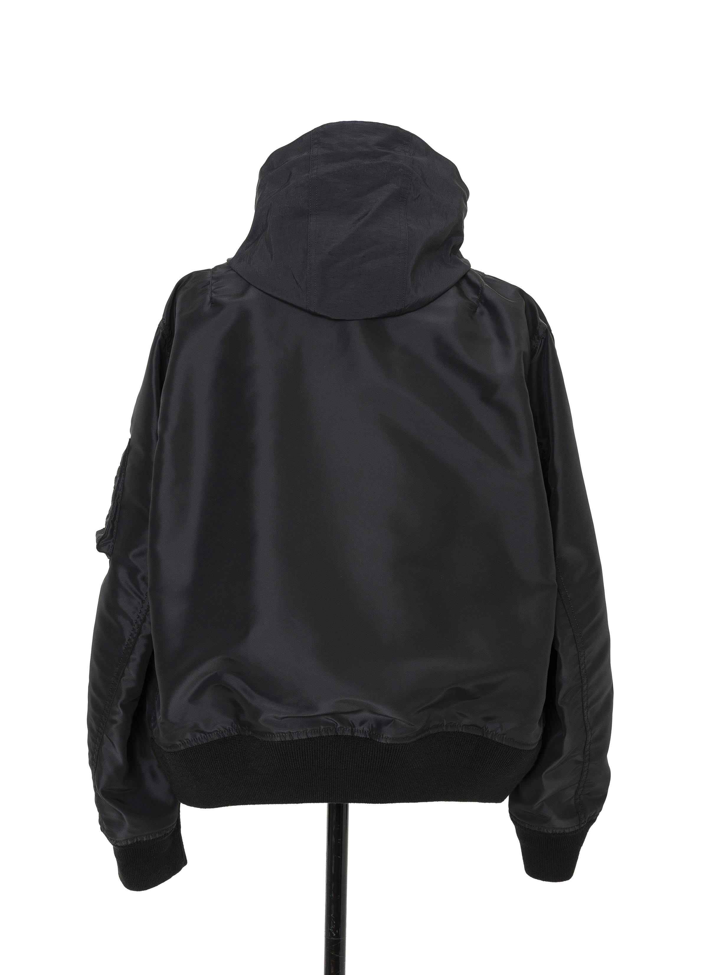 Nylon Twill x Grosgrain Blouson - 4